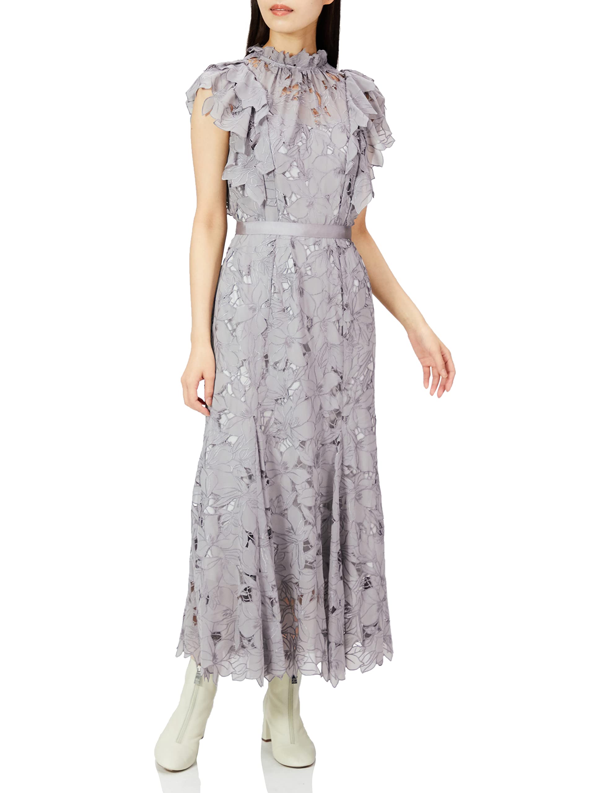 [スナイデル] Sustainableカッティングレースワンピース SWFO214086 レディース GRY 0