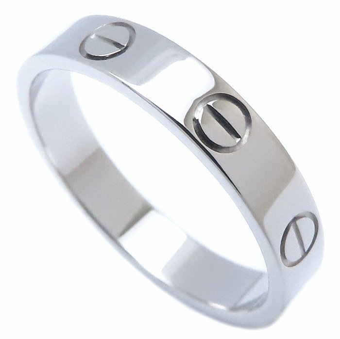 ミニラブ リング 指輪 #53 12.5号 B4085100 K18WG ホワイトゴールド レディース/294288【中古】 59,565円