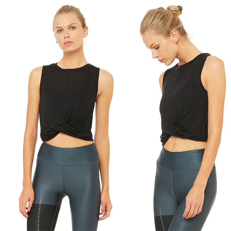 トップス ショート丈 ヨガ ダンス 練習服 袖なし ノースリーブ スリム タイト 細身 大人可愛い きれいめ シンプル カジュアル 大人 上品 お洒落 かっこいい 大人女子 こなれ感 個性的 クール