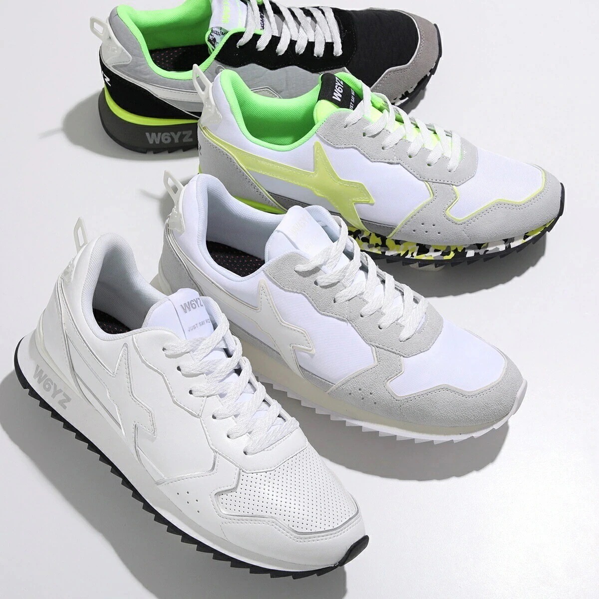 W6YZ ウィズ スニーカー JET-M ジェット 2013560 メンズ ローカット ロゴ 軽量 スウェード テキスタイル レザー ナイロン シューズ 靴 カラー4色 20,782円