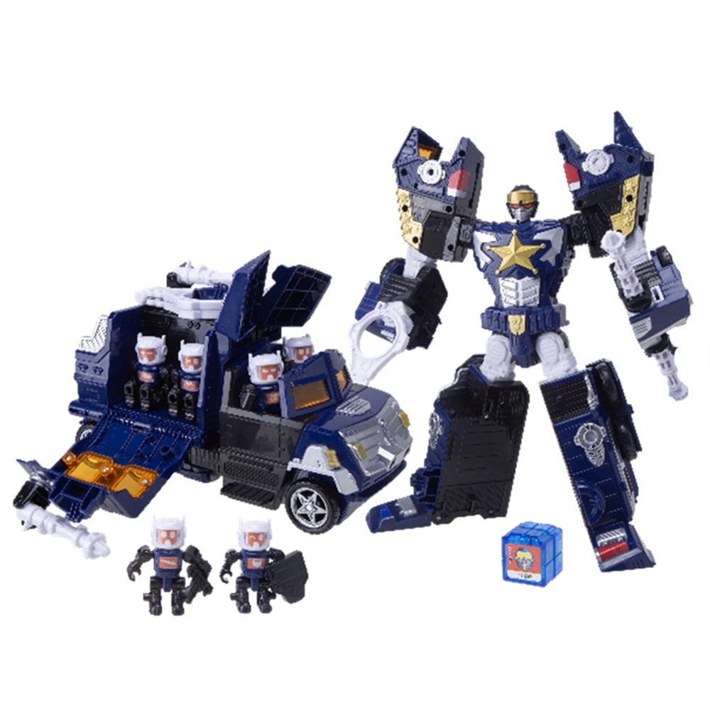 ハローカーボット/2024バージョン/ニュー/ライカプス/オールスター/自動車変身/6-クルー/クルー搭乗/ロボット/変身/変身ロボット/LYCOPS/正品