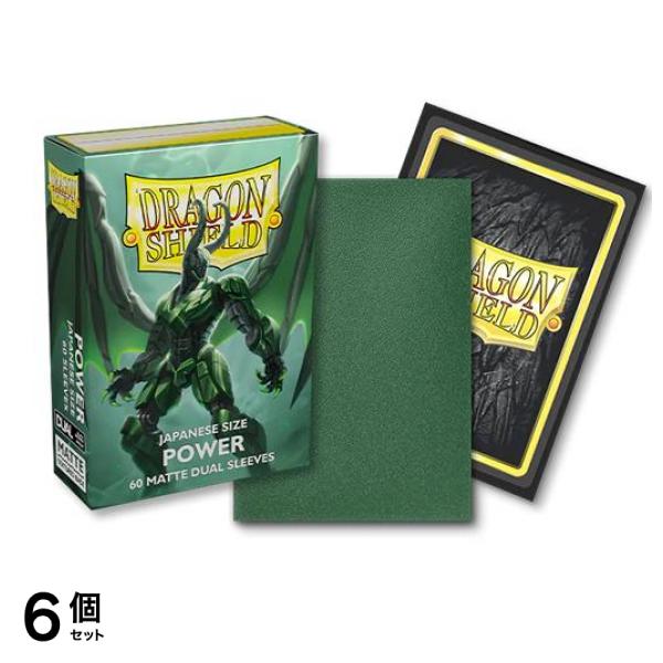 ドラゴンシールド マットデュアルスリーブ ジャパニーズ AT-15163 パワー 60枚入 6個セット
