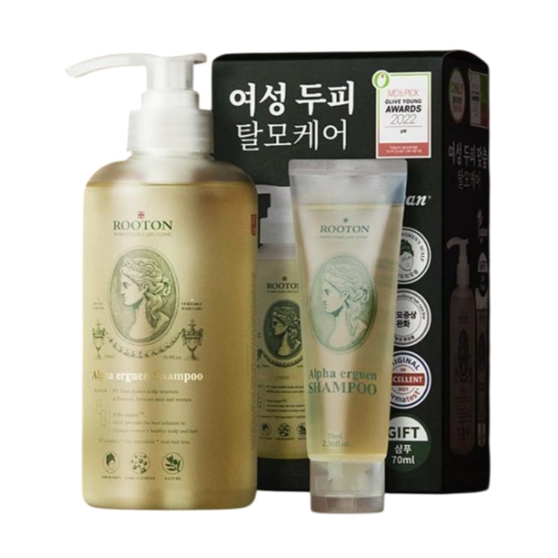 女性用スカルプケア アルファエルゲン脱毛シャンプー 500ml+70ml 集中ボリュームケア