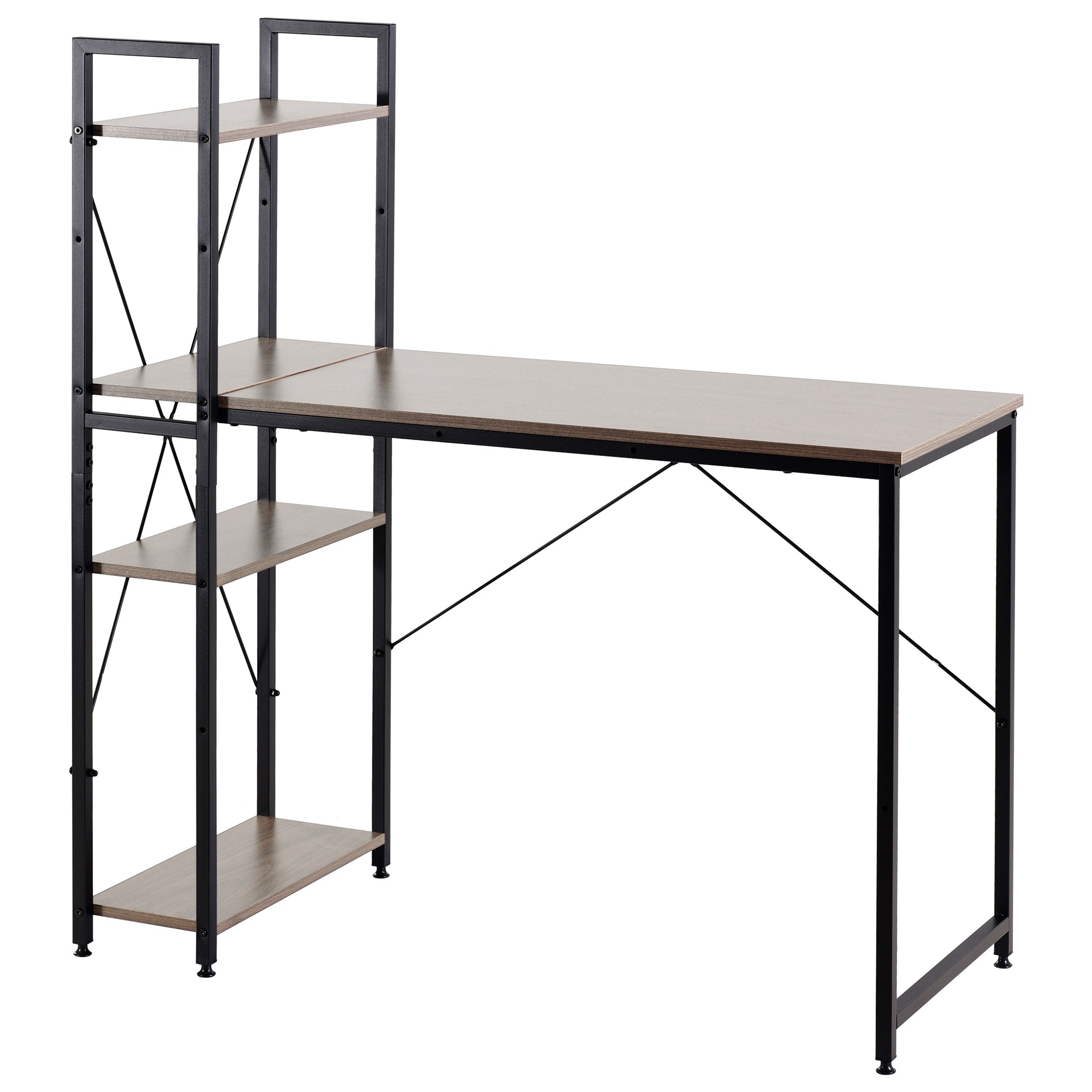 【国内出荷-送.料.無.料】【人気商品】パソコンデスクラック付き調整可能デスクワークデスク木製学習デスク～163