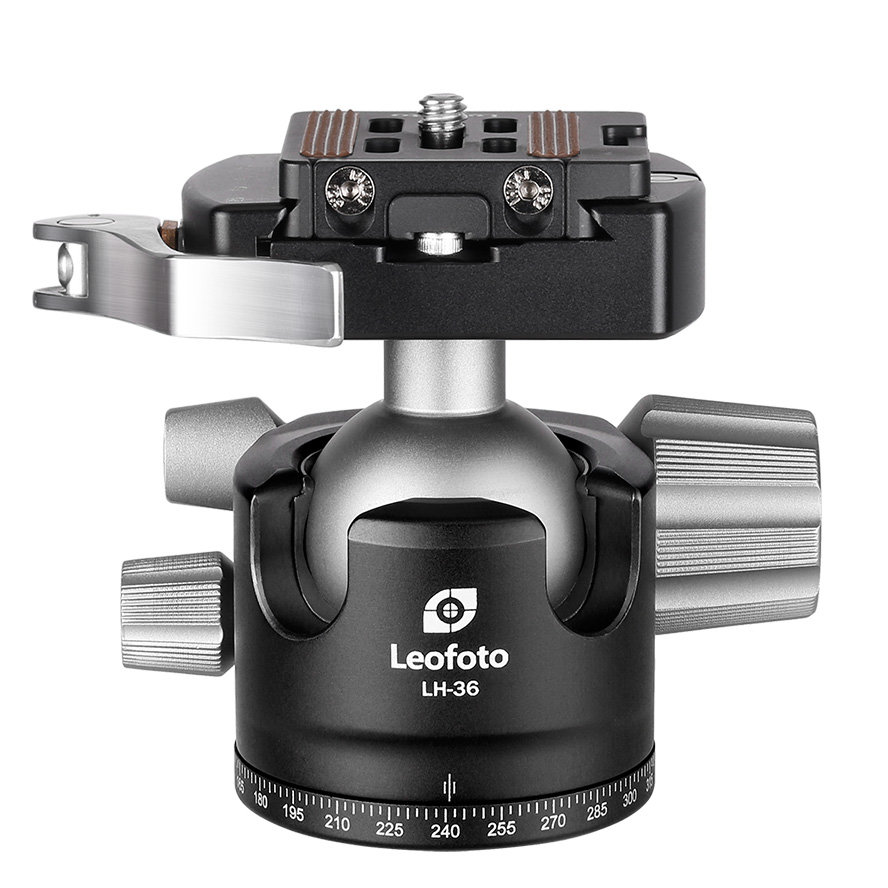 Leofoto(レオフォト) LH-36LR 自由雲台［3/8,1/4インチ対応ボール径36mmレバータイププレートNP-50付属アルカスイス互換］ 22,330円