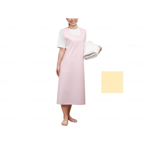 大阪エンゼル 入浴介助エプロン マジックタイプ クリーム LL 6012 メーカー直送