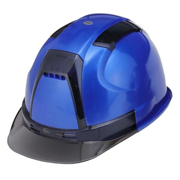 TOYO メタリック塗装ヘルメット NO．390FSMBU ワークサポート 保護具 ヘルメット建築用