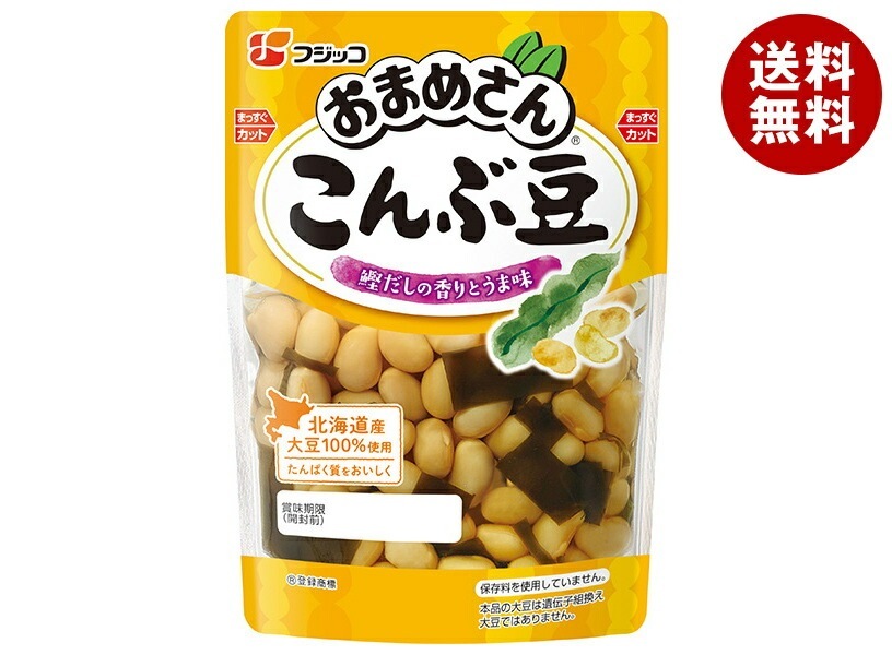 フジッコ おまめさん こんぶ豆 150g×10袋入×(2ケース)