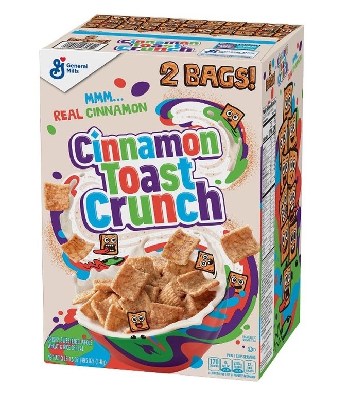 【コストコ人気シリアル】 fxクリスタル シリアル シナモントーストクランチ(700g*2) 大容量