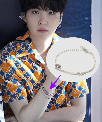 Qoo10 HANNA543 BTS SUGA着用 B581 ブレスレ