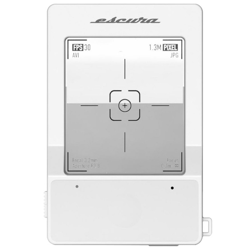 Escura（エスクーラ） SN-25-WH InstantSnap デジタルカメラ SN25WH