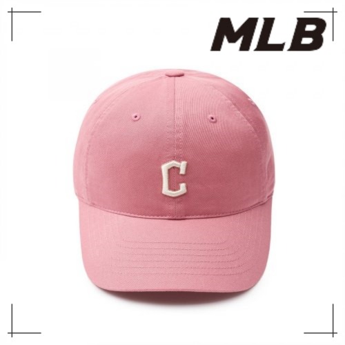 MLB公式正規品 キャップ Rookie Struck Ball Cap CLE (Mg. Pink)