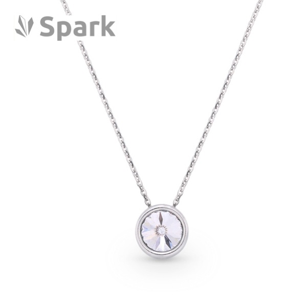 [スパーク]Spark かわいい一粒 プチネックレス スワロフスキー社の高品質クリスタル使用 公式タグ付き タイニーボンボン [日本正規輸入代理店品] クリスタル NR1122SS29C