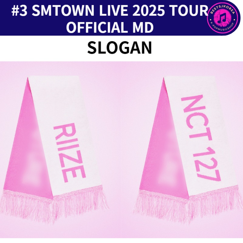 【15種選択】SMTOWN LIVE 2025 TOUR OFFICIAL MD SLOGAN