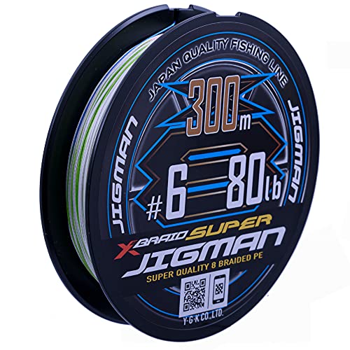 スーパー ジグマン X8 300m 4号 カラー 60lb5