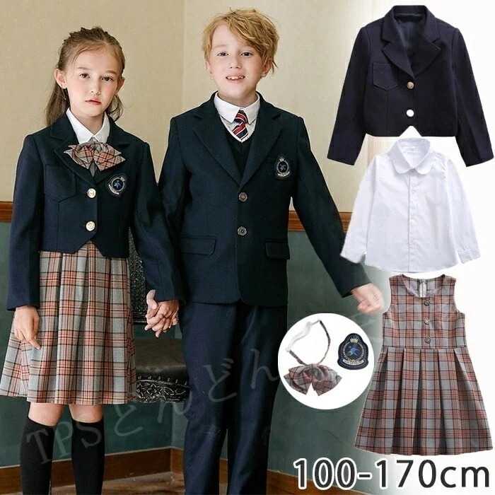 【急速出荷!】スーツ 子供 フォーマル キッズ 男の子 女の子 ワンピース キッズ フォーマル 子供スーツ 男の子 入園式 スーツ フォーマル 入学式 スーツ 子供スーツ 長袖 4点セット フォーマル