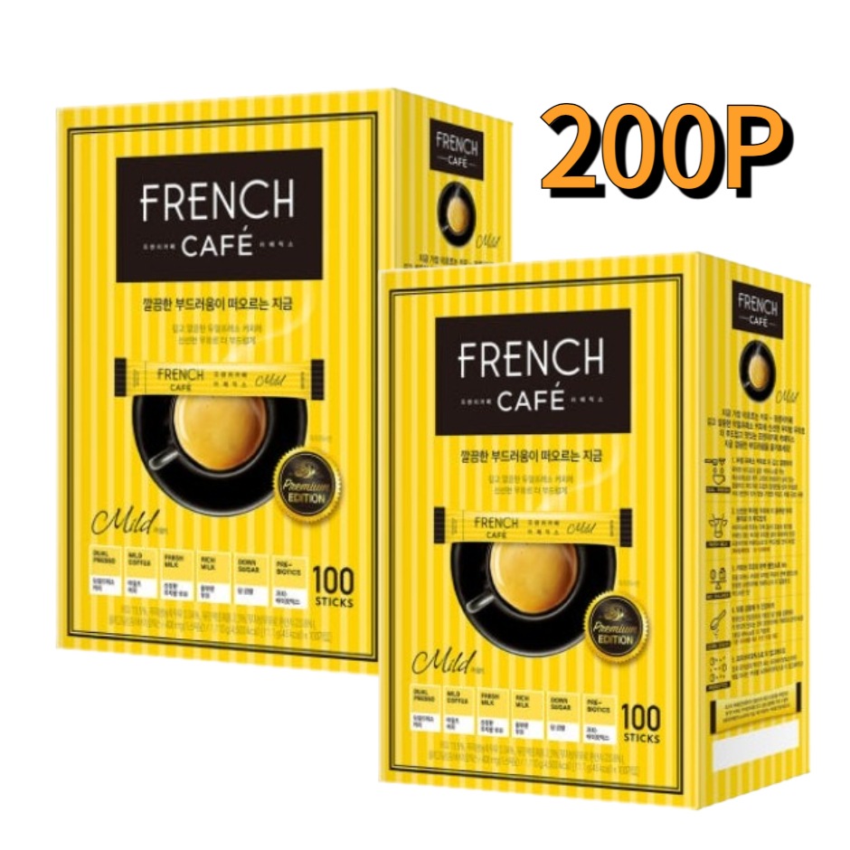 [1+1]フレンチカフェ カフェミックス100+100 (200T) / 프렌치카페 카페믹스 200T 5,570円