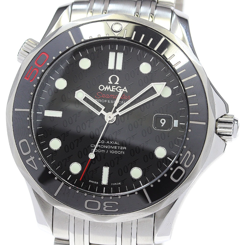 オメガ OMEGA 212.30.41.20.01.005 シーマスター300 コーアクシャル 007ジェームズ・ボンド 世界限定11007本 自動巻き メンズ 美品 _862748【中古】