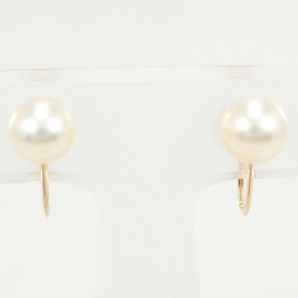 K18 18金 YG イエローゴールド イヤリング パール 総重量約2.0g ジュエリー 中古