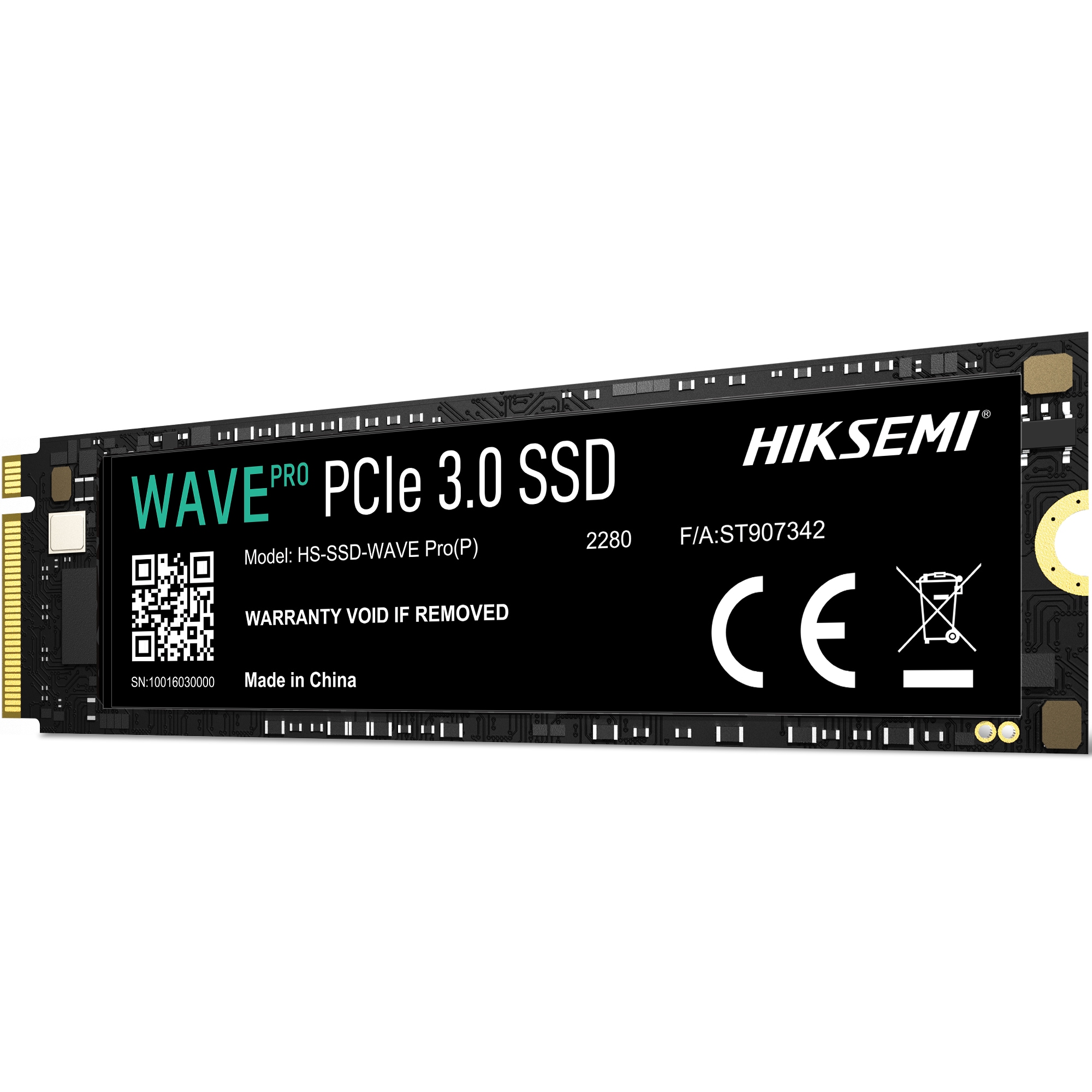SSD 256GB M.2 2280 NVMe PCIe Gen3x4 3D TLC NAND ゲーミングPC/ノートパソコン対応 5年保証 HS-SSD-WAVE-PRO-256G