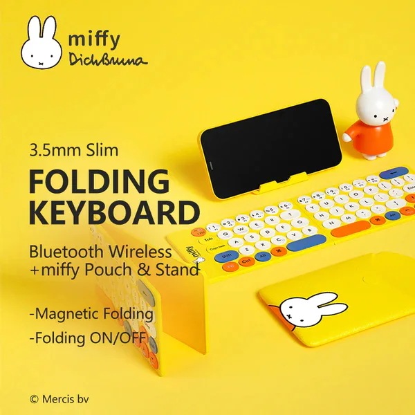 Miffy ミッフィー キーボード & マウス コンボレトロ キーボード Bluetooth マルチペアリングBluetooth ワイヤレス キーボードミッフィー