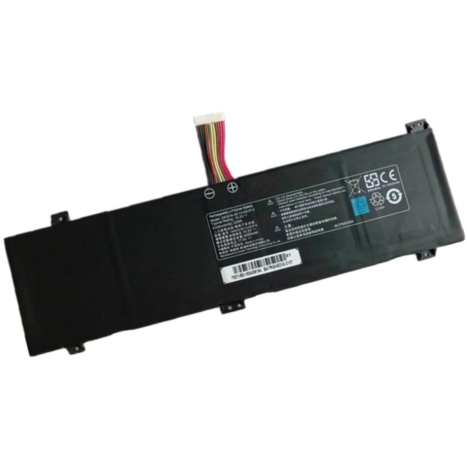 GK5CN-00-13-4S1P-0 電池・Mechrevoノートパソコン互換 62.32Wh/4100mAh Z2 GK5CN-00-13-4S1P-0 交換用のバッテリー dc909-A852