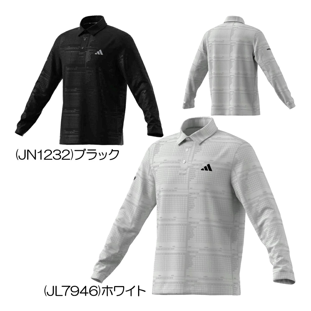 モノグラム長袖ポロシャツ JVV03 メンズウェア 25 秋冬モデル