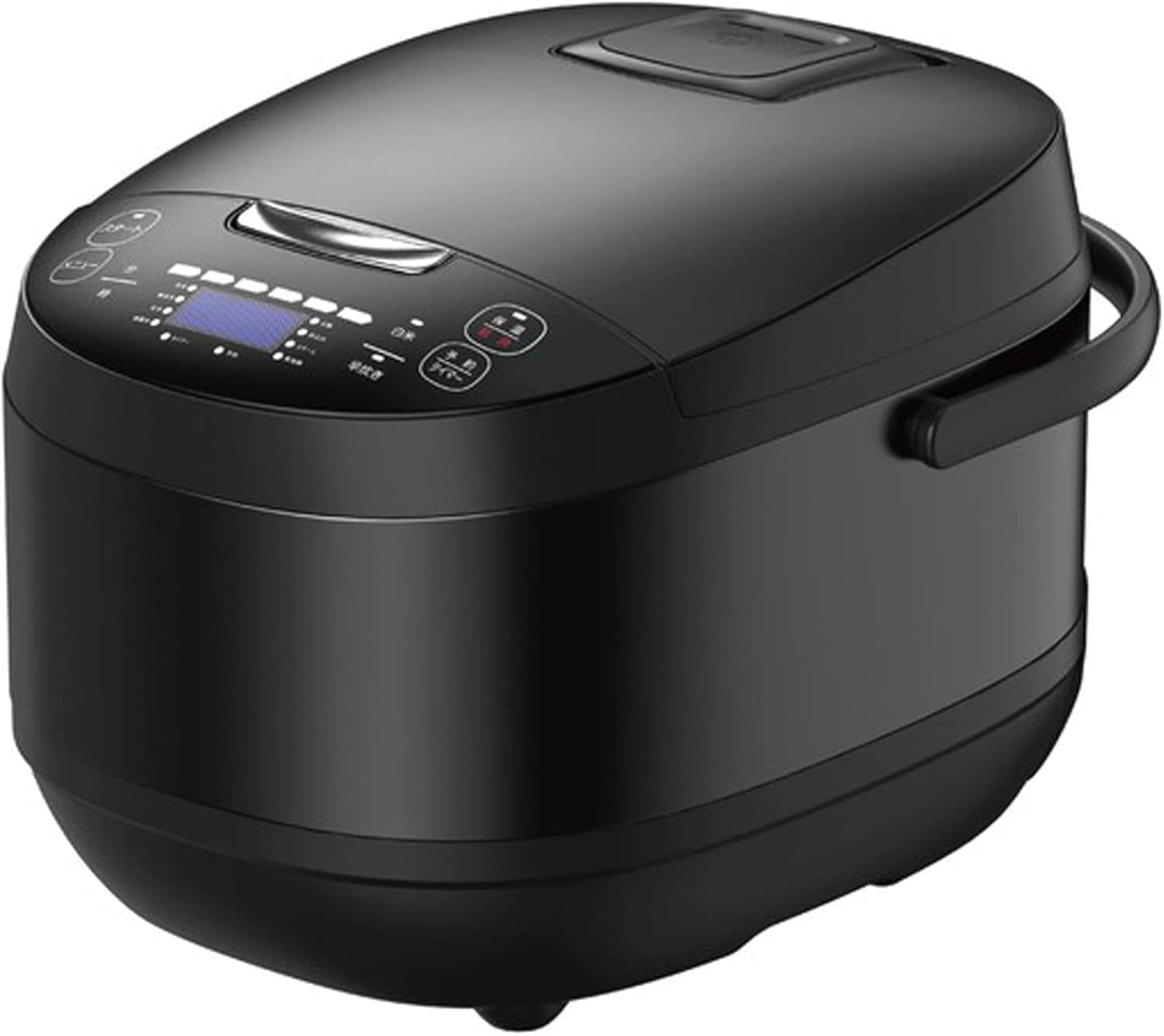 東京Deco 多機能 炊飯器 一升炊き マイコン式 ブラック 極厚釜 10合 8種類の充実のメニュー(白米・無洗米・玄米・お粥・炊きこみご飯・スチーム調理・雑穀米・再加熱) 24時間保温 予約機能