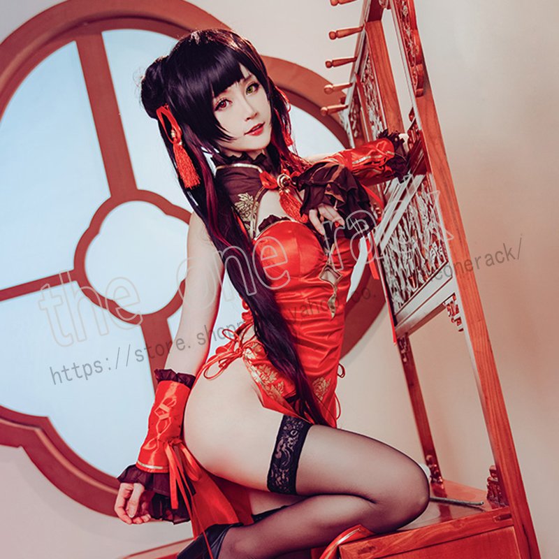 デートアライブ 風 時崎狂三 コスプレ衣装 チャイナドレス cosplay コスチューム パーテ