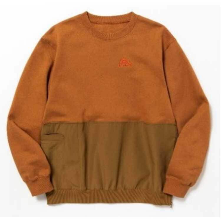 コンビネーション ポケット クルー(メンズ) XL コヨーテ×カーキ #KE22213059-COYOTEKHAK