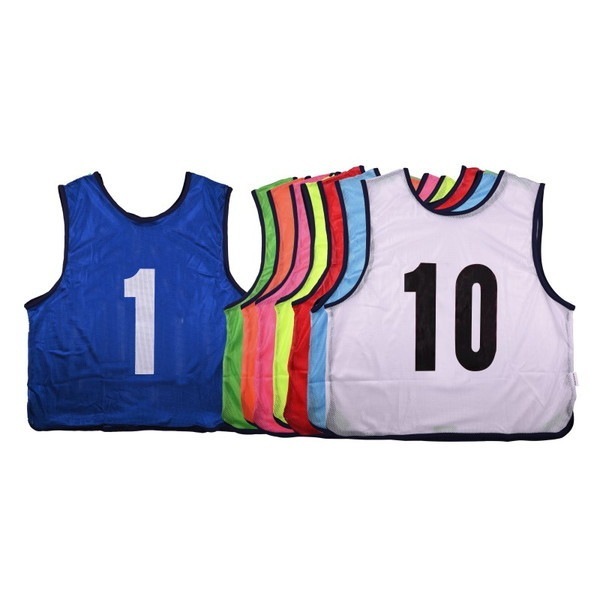 エバニュー EKB403 700 メッシュビブスJr1-10 青