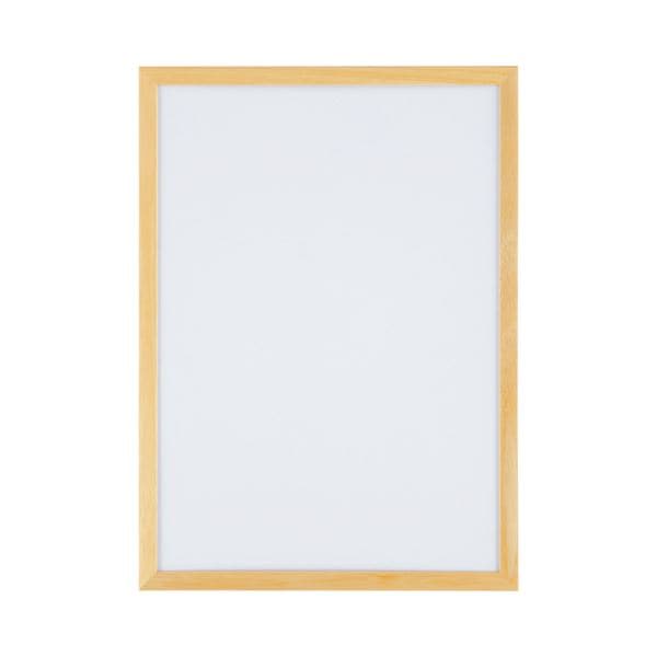 (まとめ) アートプリントジャパン 木製フレーム A2 外寸630×456mm ナチュラル 1000036998 1枚 (×2セット)