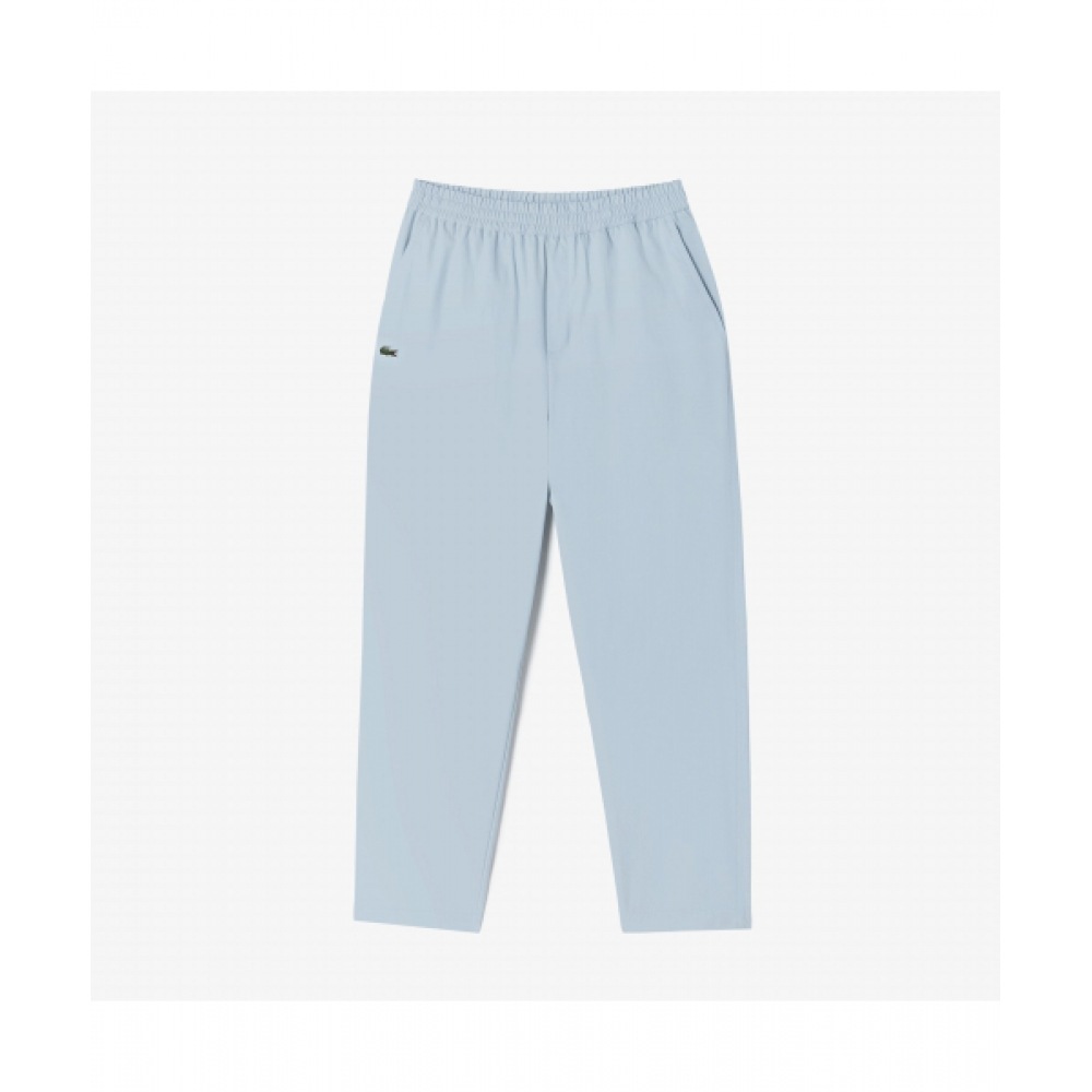 女性用ラコステ織セットアップパンツ [スカイブルー]