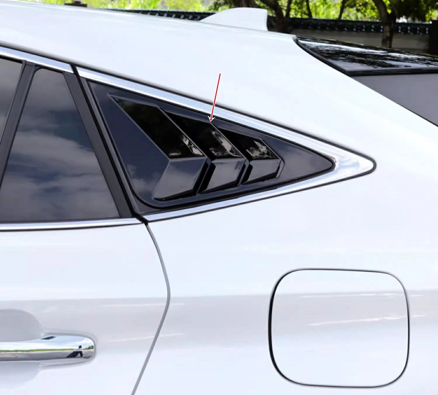 リアウィンドウ ウィンドウルーバー 保護 カバー トヨタ 新型ハリアー 80系 パーツ用 2ピース 3色可選 ABS製 80系 TOYOTA HARRIER 7056