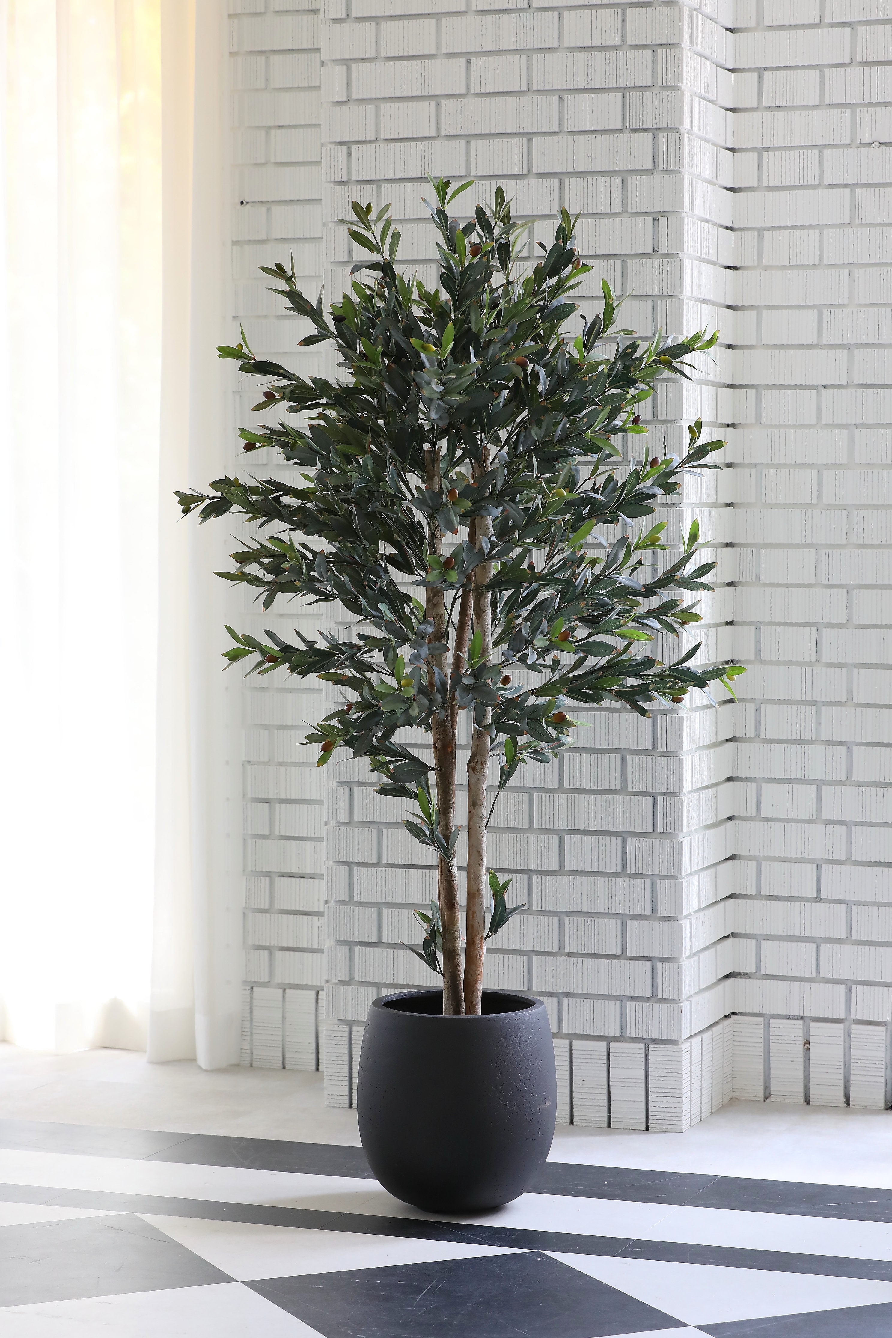 フェイクグリーン 超リアル 大型 H150cm オリーブ おすすめ