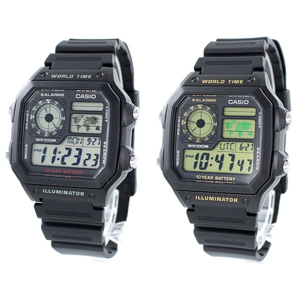 CASIO カシオ ペア ウォッチ チプカシ デジタル 軽い 腕時計 手表 メンズ レディース ブラック 誕生日プレゼント ポイント消化