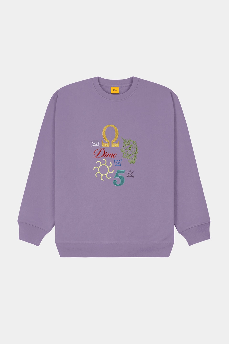 【DIME】 CODEX CREWNECK : WASHED GRAPE DIME】 CODEX CREWNECK : WASHED GRAPE Tシャツ