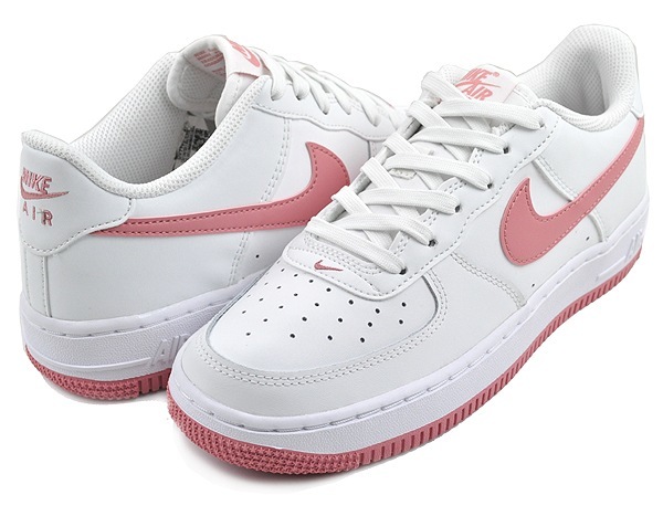 エアフォース 1 ガールズ dv7762-102 ホワイト レッドスターダスト