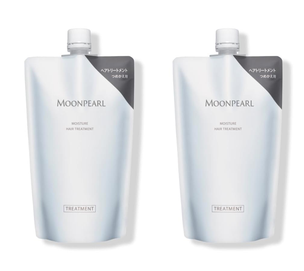 ミキモト コスメティックス ムーンパール モイスチャー ヘアトリートメント 詰替用 350ml 2個セット リフィル ノンシリコン 無着色 超純水使用 アレルギーテスト済み