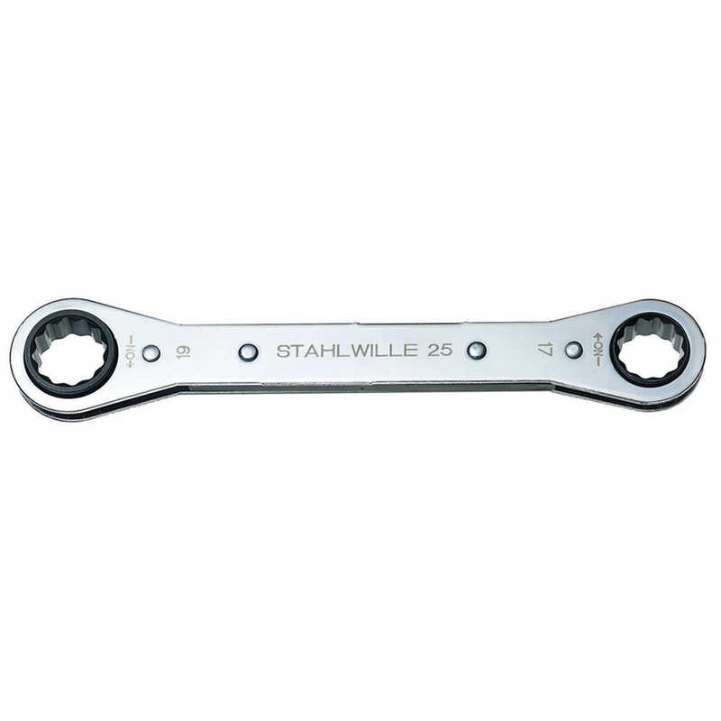 STAHLWILLE　板ラチェットメガネレンチ 10×11mm　25-10X11