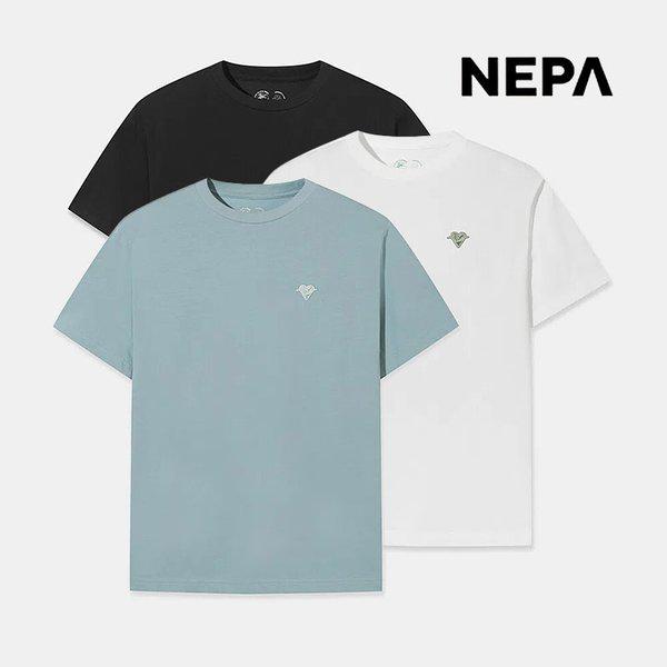 男性グリーンマインド半袖ラウンドTシャツ吸汗速乾機能性スポーツ半袖Tシャツ 7M35375