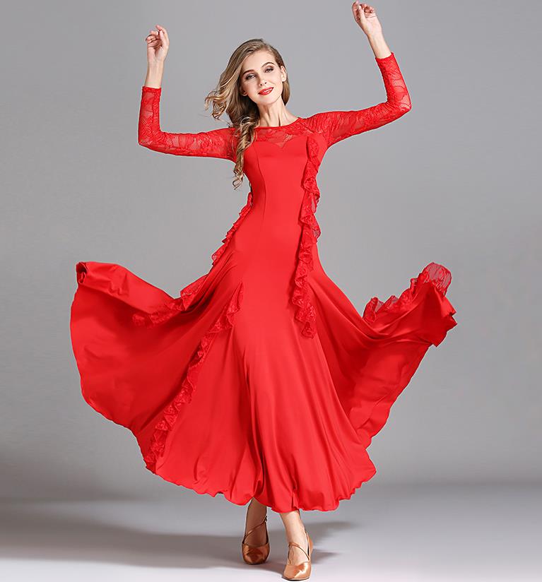 ワンピース 社交ダンス 社交ダンスドレス ラテンドレス 発表会 競技 練習 演出 高級感 お洒落 豪華 モダンダンス タンゴ ワルツ レース