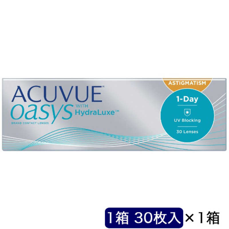 ジョンソン＆ジョンソン　(度あり/-3.75) ワンデーアキュビューオアシス乱視用 (BC8.5/CYL-0.75/AX180/DIA14.3)