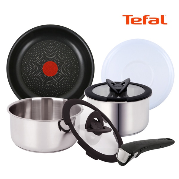 T-fal スマートアウトドア マジックハンド ステンレス キャンプ 7ピース