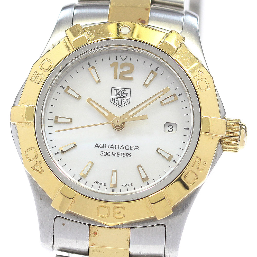 タグホイヤー TAG HEUER WAF1424 アクアレーサー デイト クォーツ レディース _841793【中古】