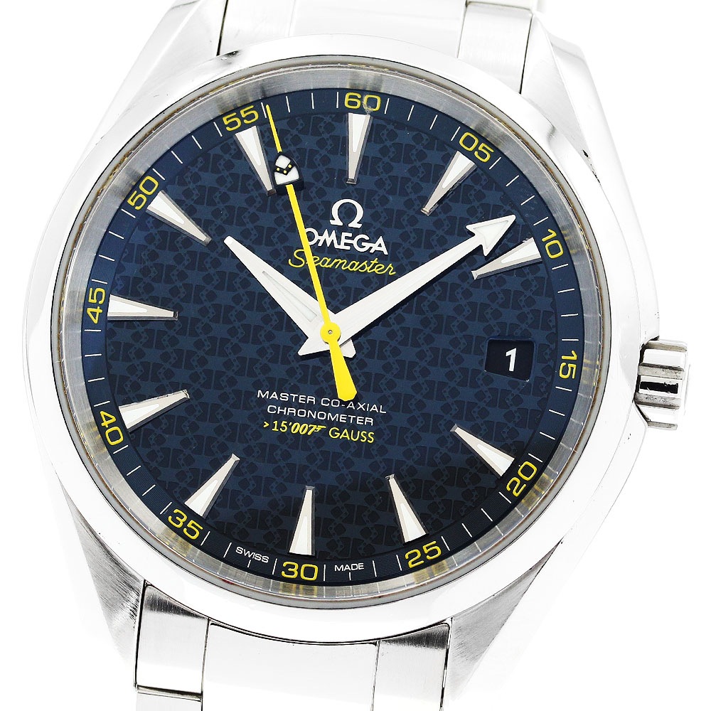 オメガ OMEGA 231.10.42.21.03.004 シーマスター アクアテラ ジェームズ・ボンド007 リミテッド 自動巻き メンズ _877678【中古】