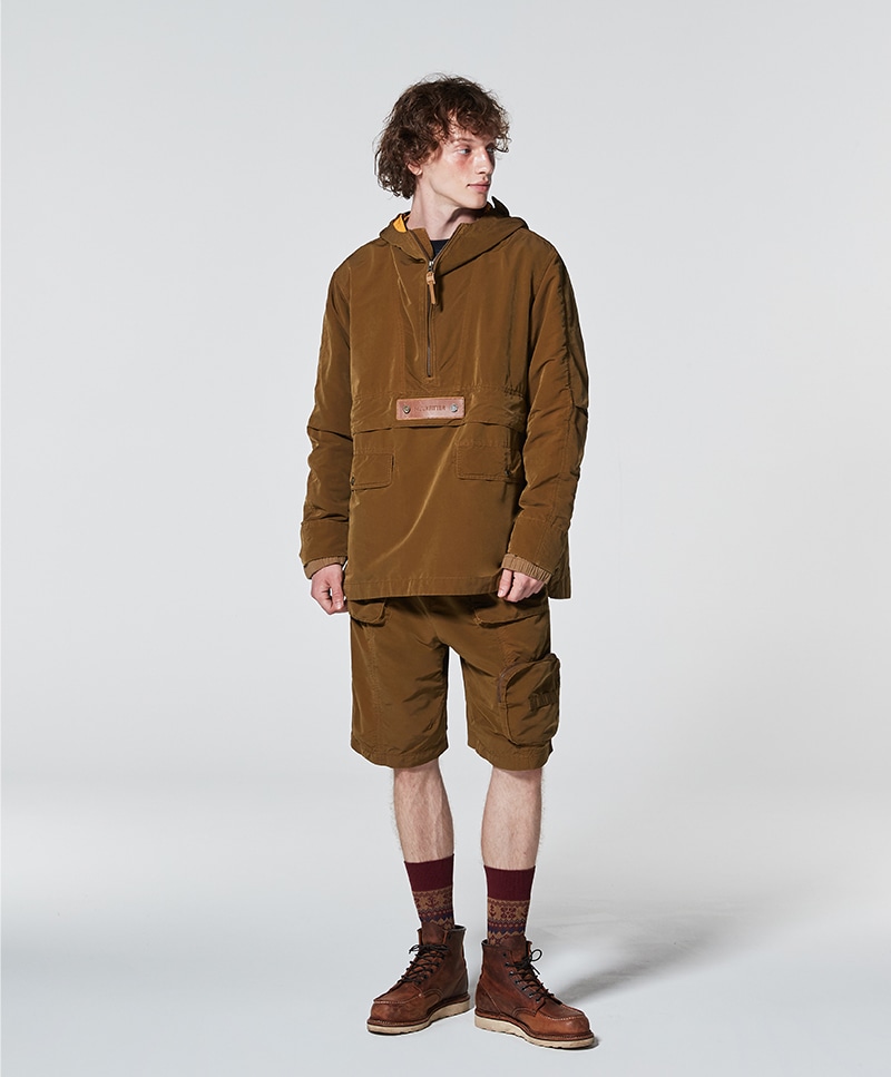 PIGMENT WASHING ANORAK [TAN]