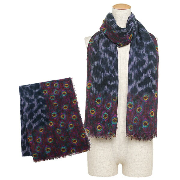 ユニセックスマフラー PURPLE マルチカラー