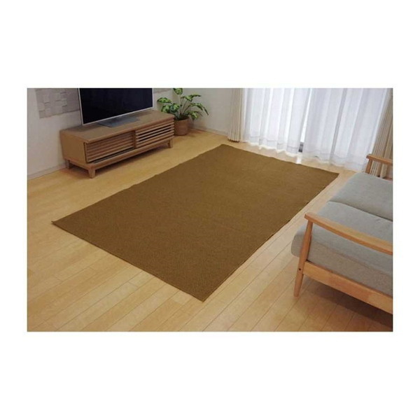 3963919 ラグ カーペット 3畳 アロンジュ ベージュ 140340cm メーカー直送 5,624円
