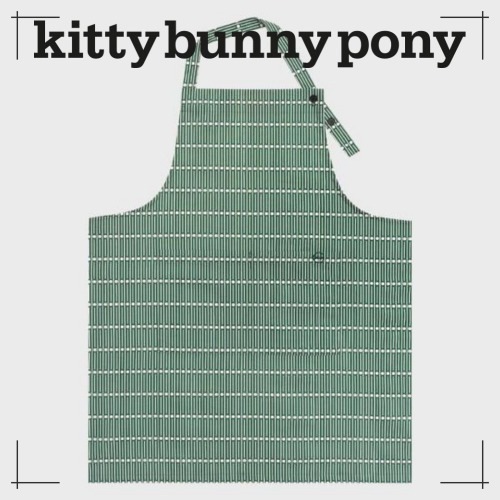 kittybunnypony ミラーグリーン エプロン